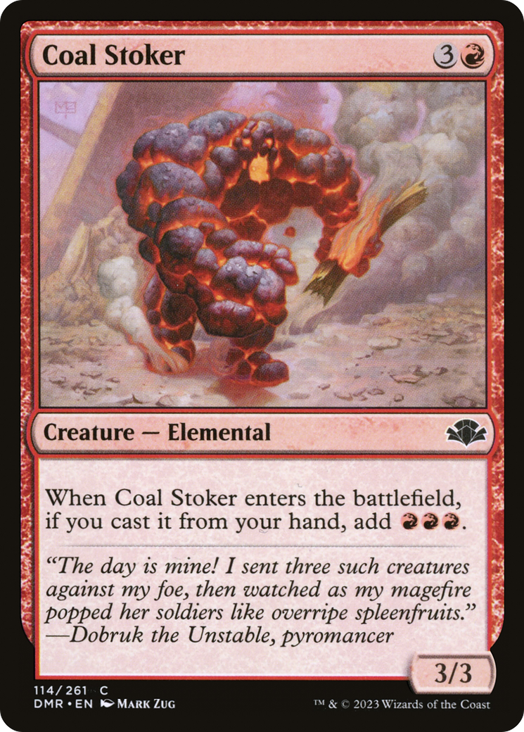 Coal Stoker [Dominaria Remastered] | Good Games Adelaide SA