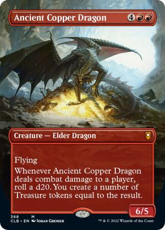 Ancient Copper Dragon Borderless 368 (Commander Legends: Battle for Baldur's Gate)  | Good Games Adelaide SA