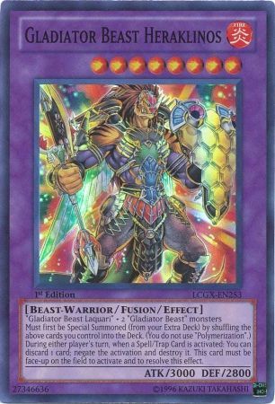 Gladiator Beast Heraklinos [LCGX-EN253] Super Rare | Good Games Adelaide SA