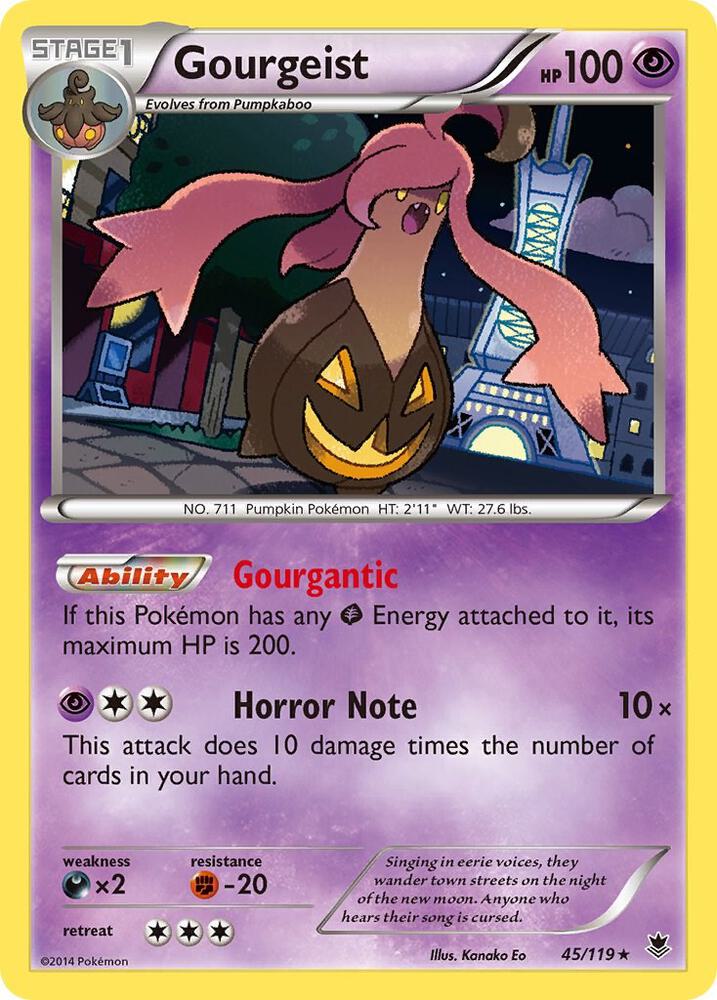 Gourgeist 45/119 (XY - Phantom Forces)  - Holofoil | Good Games Adelaide SA