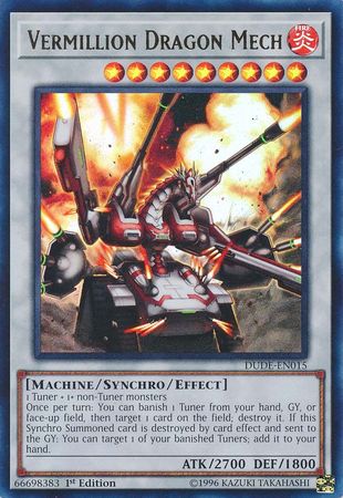Vermillion Dragon Mech [DUDE-EN015] Ultra Rare | Good Games Adelaide SA