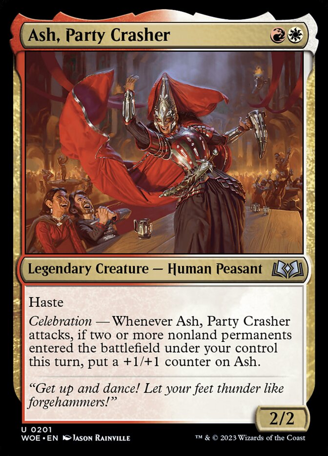 Ash, Party Crasher 201 (Wilds of Eldraine)  - Foil | Good Games Adelaide SA
