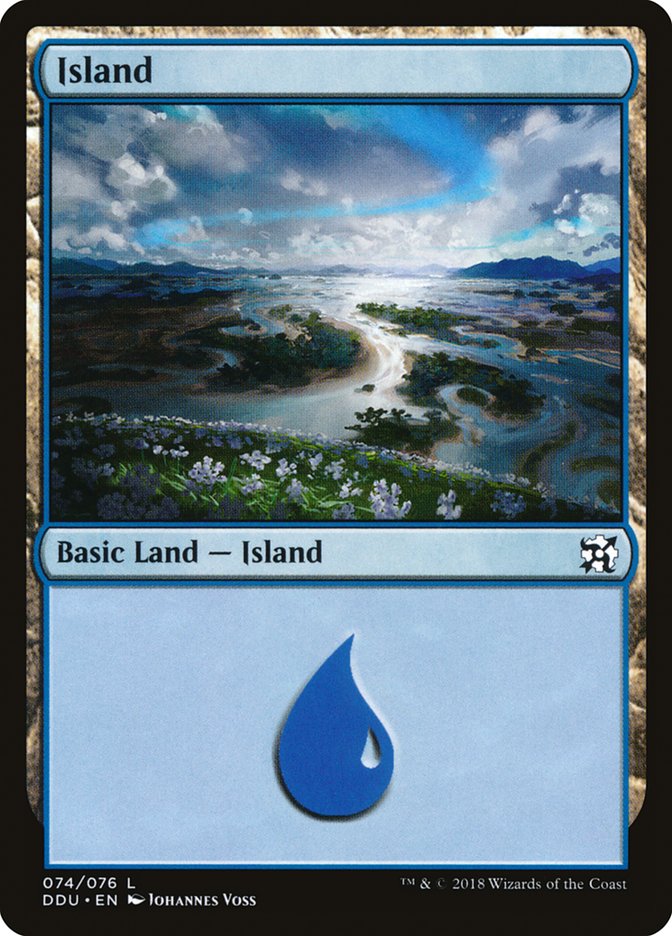 Island (74) [Duel Decks: Elves vs. Inventors] | Good Games Adelaide SA