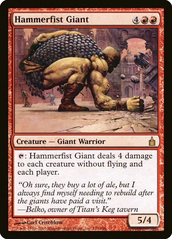Hammerfist Giant [Ravnica: City of Guilds] | Good Games Adelaide SA