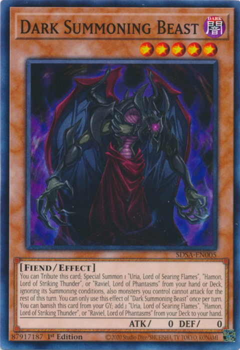 Dark Summoning Beast [SDSA-EN005] Common | Good Games Adelaide SA