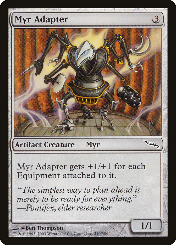 Myr Adapter 210 (Mirrodin)  - Foil | Good Games Adelaide SA