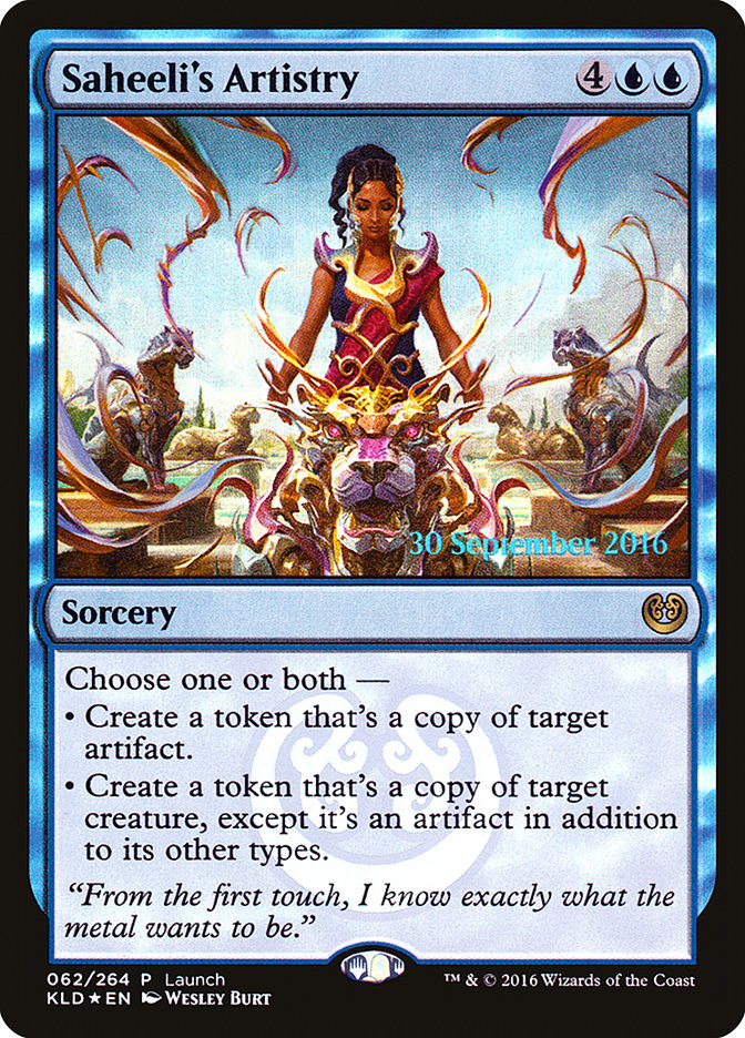 Saheeli's Artistry [Kaladesh Promos] | Good Games Adelaide SA