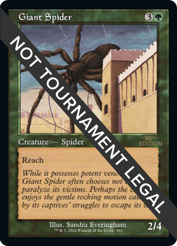 Giant Spider Retro Frame 491/594 (30th Anniversary Edition)  | Good Games Adelaide SA