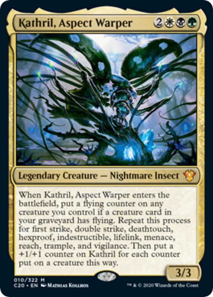 Kathril, Aspect Warper 10 (Oversize Cards)  - Foil | Good Games Adelaide SA