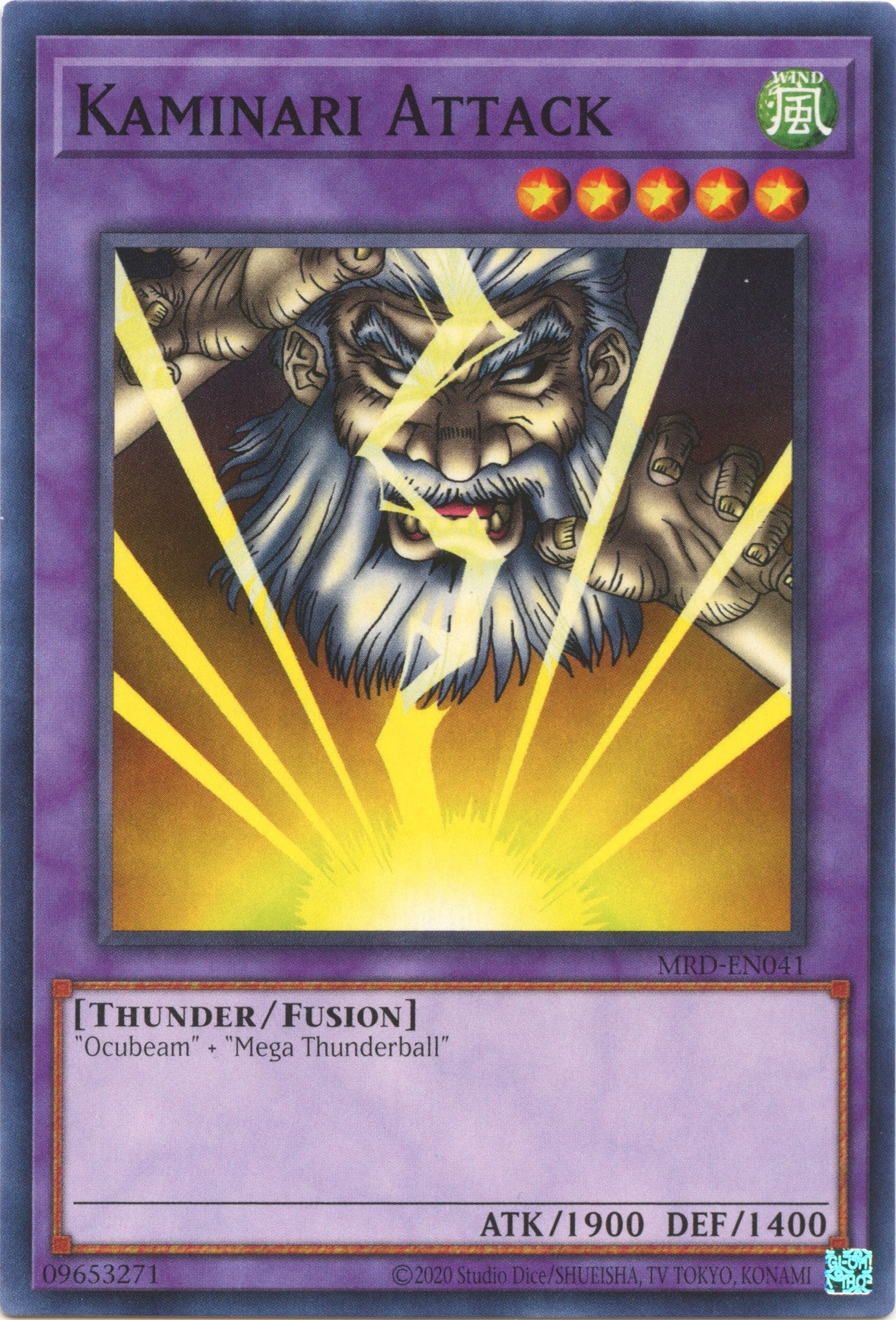 Kaminari Attack (25th Anniversary) [MRD-EN041] Common | Good Games Adelaide SA