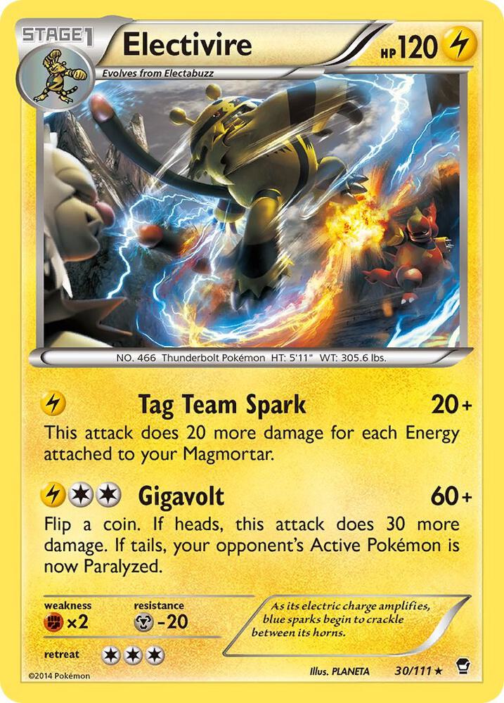 Electivire 30/111 (XY - Furious Fists)  | Good Games Adelaide SA