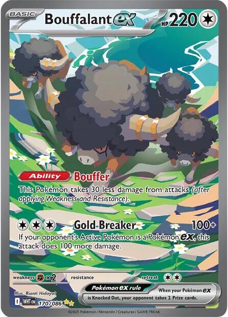 Bouffalant ex 170/086 170/086 (SV: White Flare)  - Holofoil | Good Games Adelaide SA