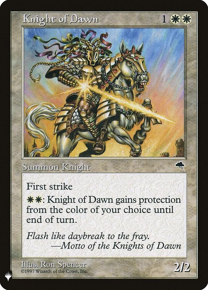 Knight of Dawn 26 (The List Reprints)  | Good Games Adelaide SA