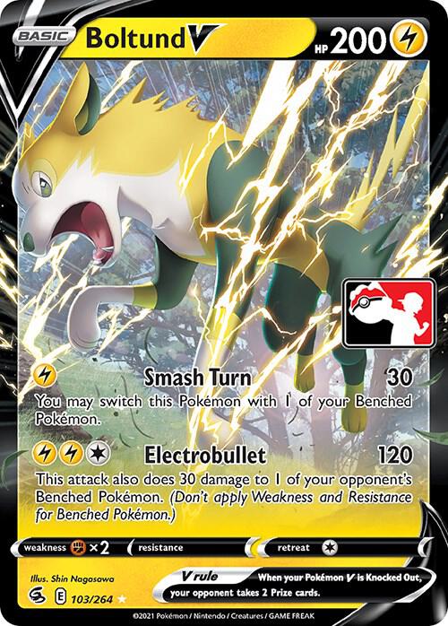 Boltund V Series 2 103/264 (Prize Pack Series Cards)  - Holofoil | Good Games Adelaide SA