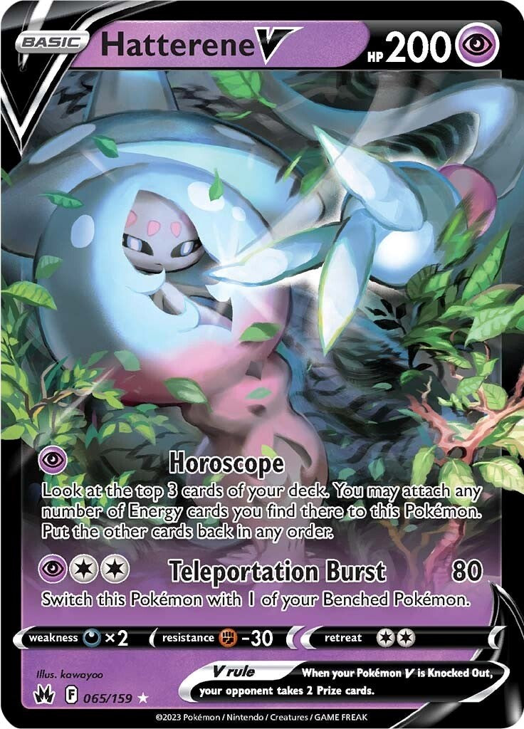 Hatterene V (065/159) [Sword & Shield: Crown Zenith] | Good Games Adelaide SA