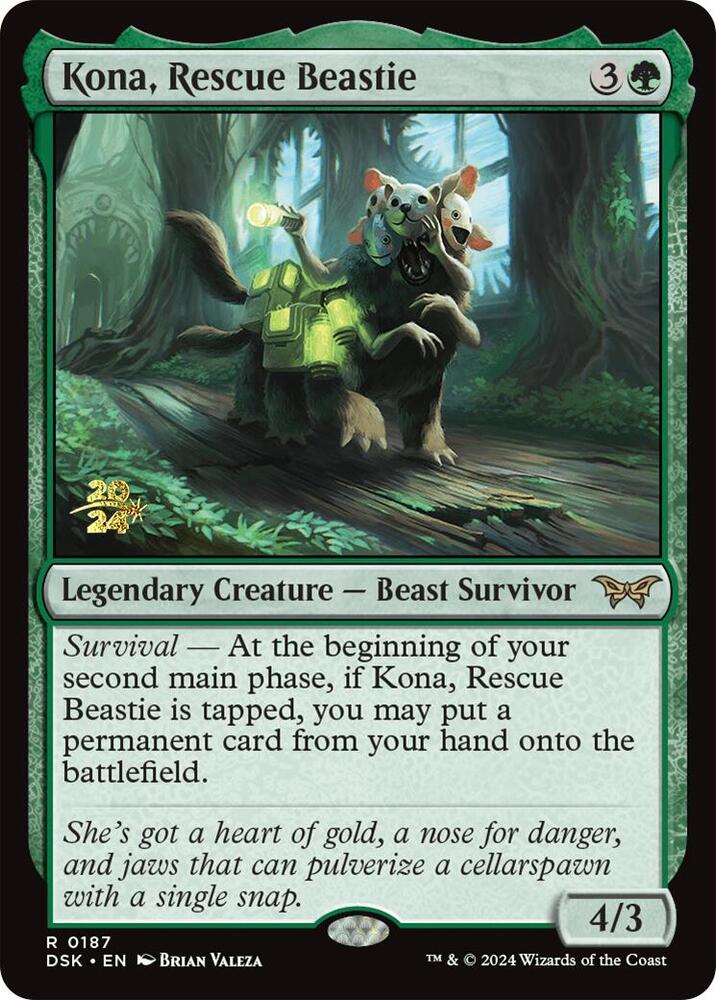 Kona Rescue Beastie 0187 187 (Prerelease Cards)  - Foil | Good Games Adelaide SA