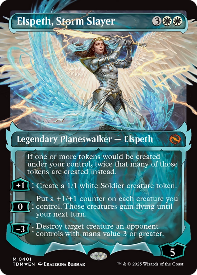 Elspeth, Storm Slayer (Showcase) [Tarkir: Dragonstorm] | Good Games Adelaide SA