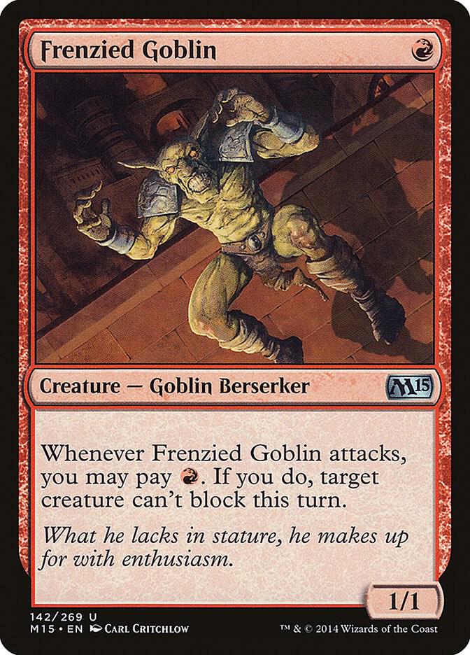 Frenzied Goblin 142 (Magic 2015 (M15))  | Good Games Adelaide SA