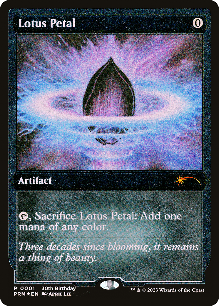 Lotus Petal (Foil Etched) [30th Anniversary Promos] | Good Games Adelaide SA