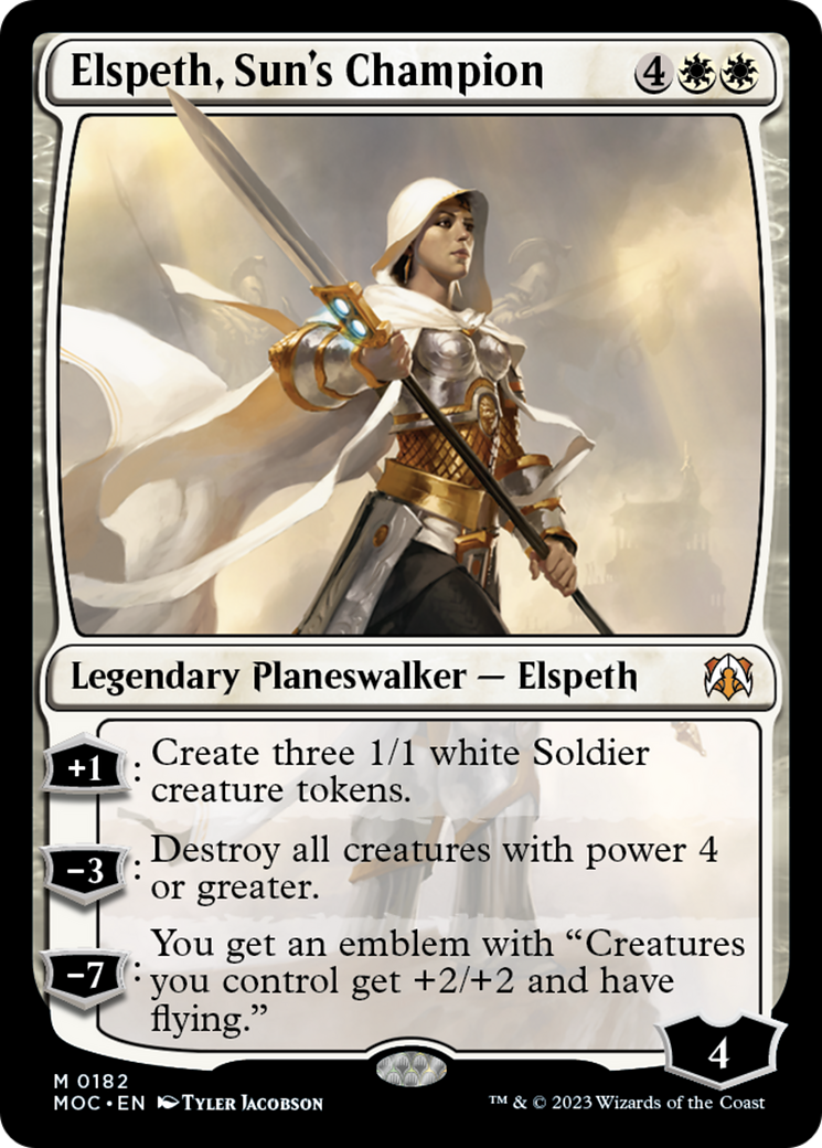 Elspeth, Sun's Champion [March of the Machine Commander] | Good Games Adelaide SA