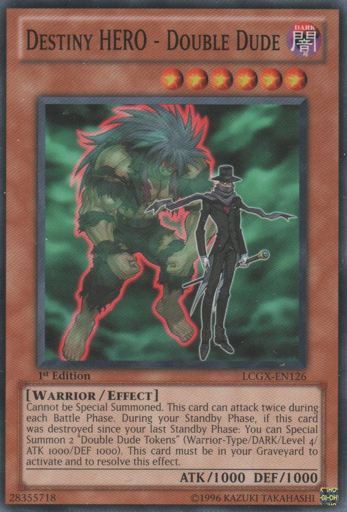 Destiny HERO - Double Dude [LCGX-EN126] Common | Good Games Adelaide SA