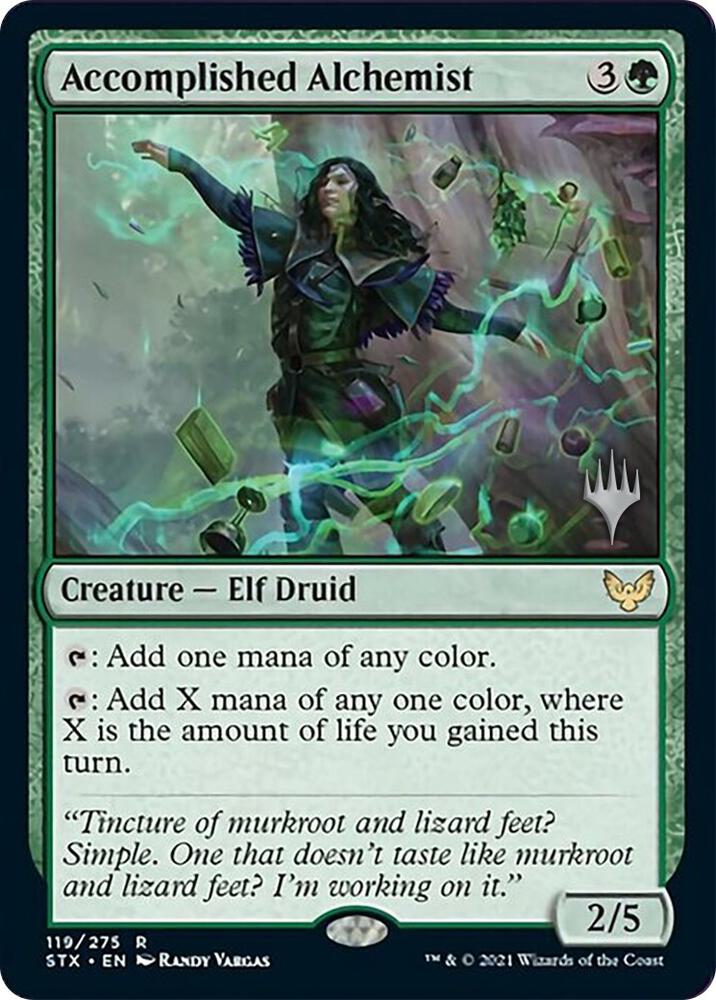 Accomplished Alchemist 119 (Promo Pack: Strixhaven)  - Foil | Good Games Adelaide SA