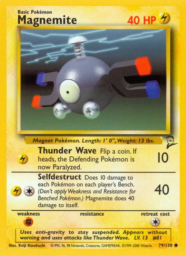Magnemite 079/130 (Base Set 2)  | Good Games Adelaide SA