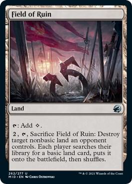 Field of Ruin 262 (Innistrad: Midnight Hunt)  | Good Games Adelaide SA
