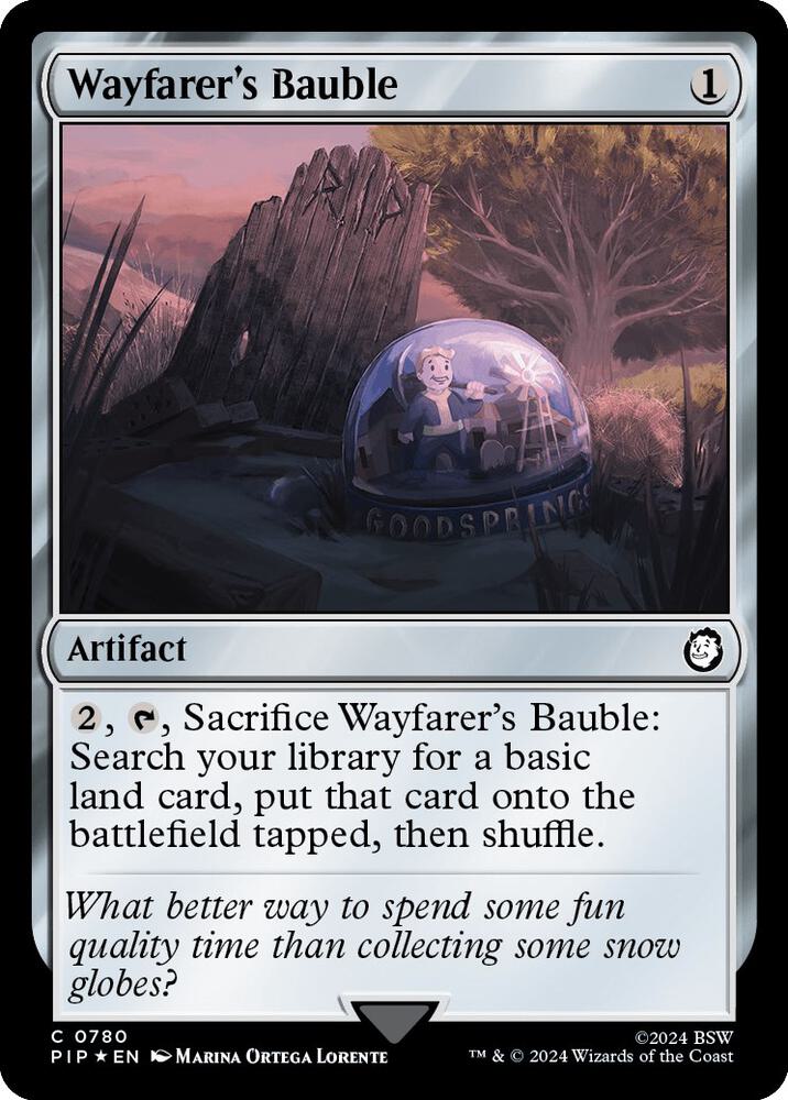 Wayfarer's Bauble 780 (Universes Beyond: Fallout)  - Foil | Good Games Adelaide SA