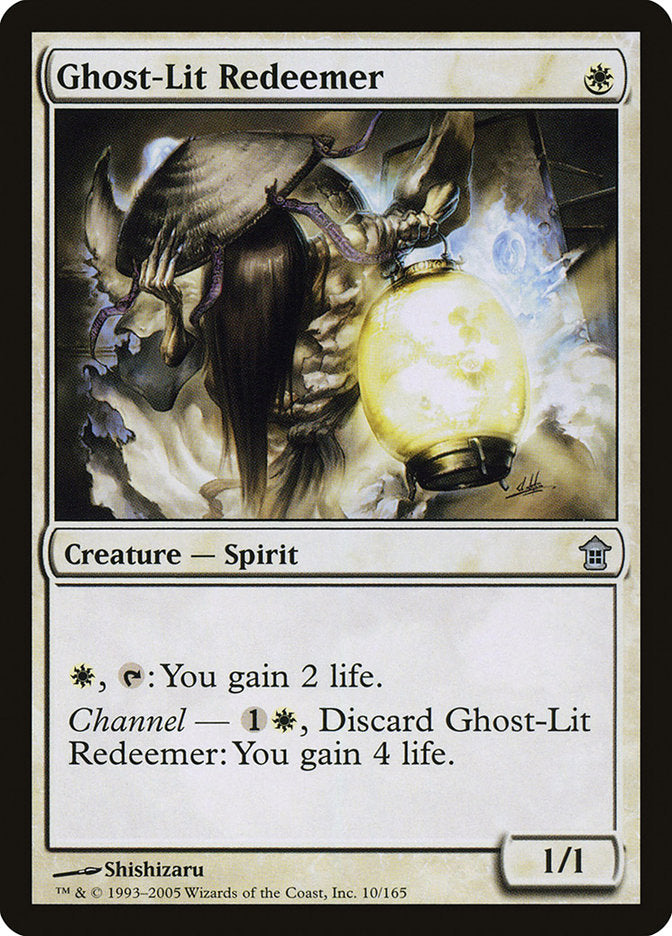 Ghost-Lit Redeemer 10 (Saviors of Kamigawa)  - Foil | Good Games Adelaide SA