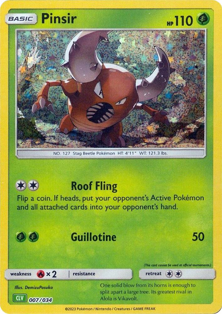 Pinsir 007/034 (Trading Card Game Classic)  - Holofoil | Good Games Adelaide SA
