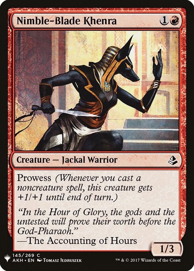 Nimble Blade Khenra 145 (The List Reprints)  | Good Games Adelaide SA