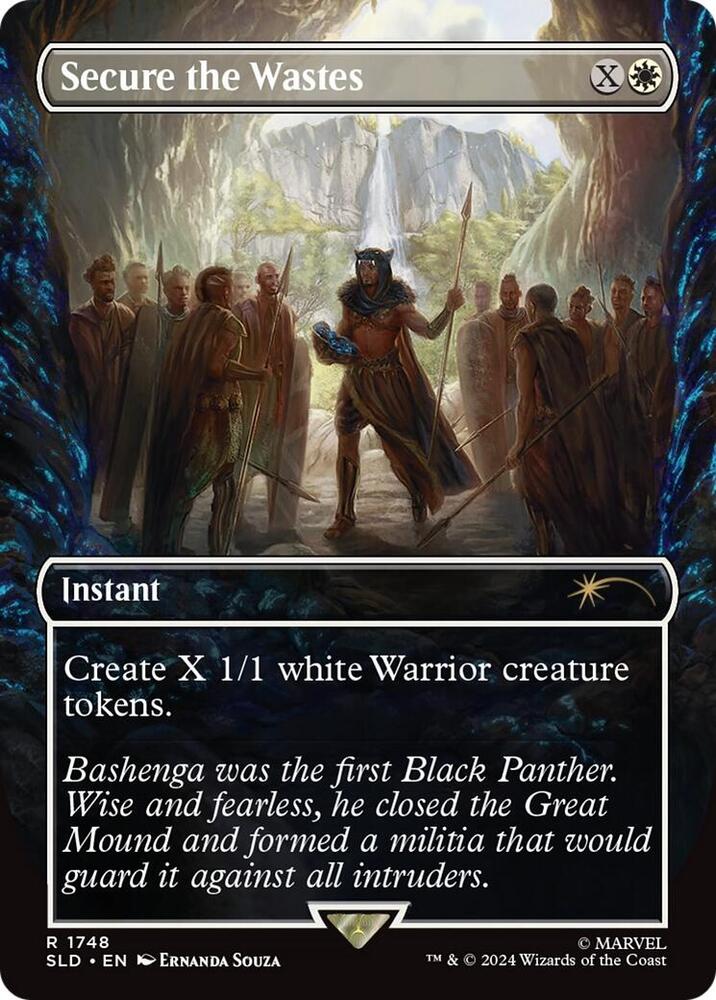 Secure the Wastes Rainbow Foil 1748 (Secret Lair Drop Series)  - Foil | Good Games Adelaide SA