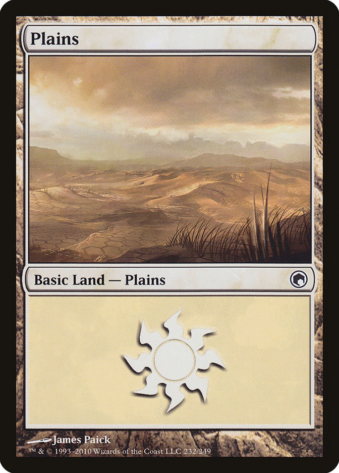 Plains (232) [Scars of Mirrodin] | Good Games Adelaide SA