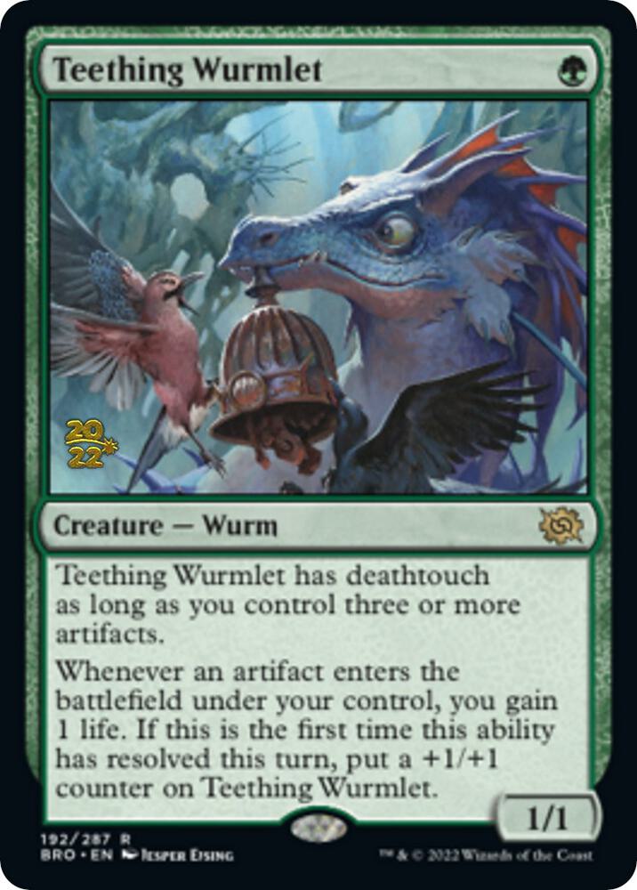 Teething Wurmlet 192 (Prerelease Cards)  - Foil | Good Games Adelaide SA