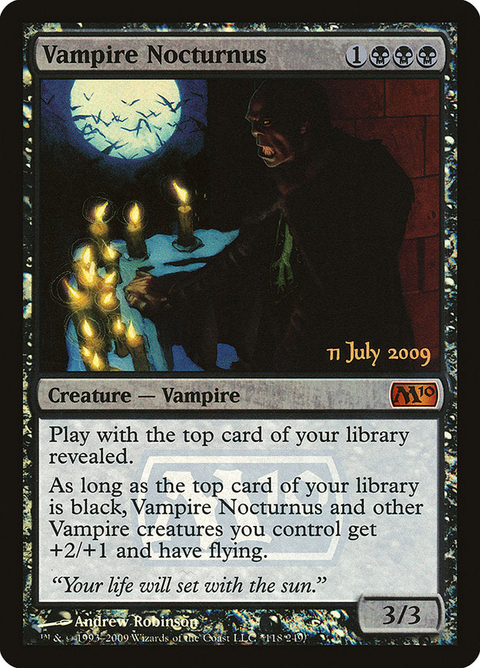 Vampire Nocturnus [Magic 2010 Promos] | Good Games Adelaide SA