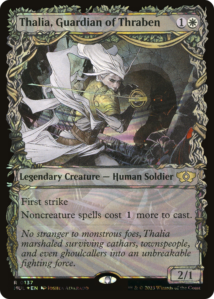 Thalia, Guardian of Thraben (Halo Foil) [Multiverse Legends] | Good Games Adelaide SA