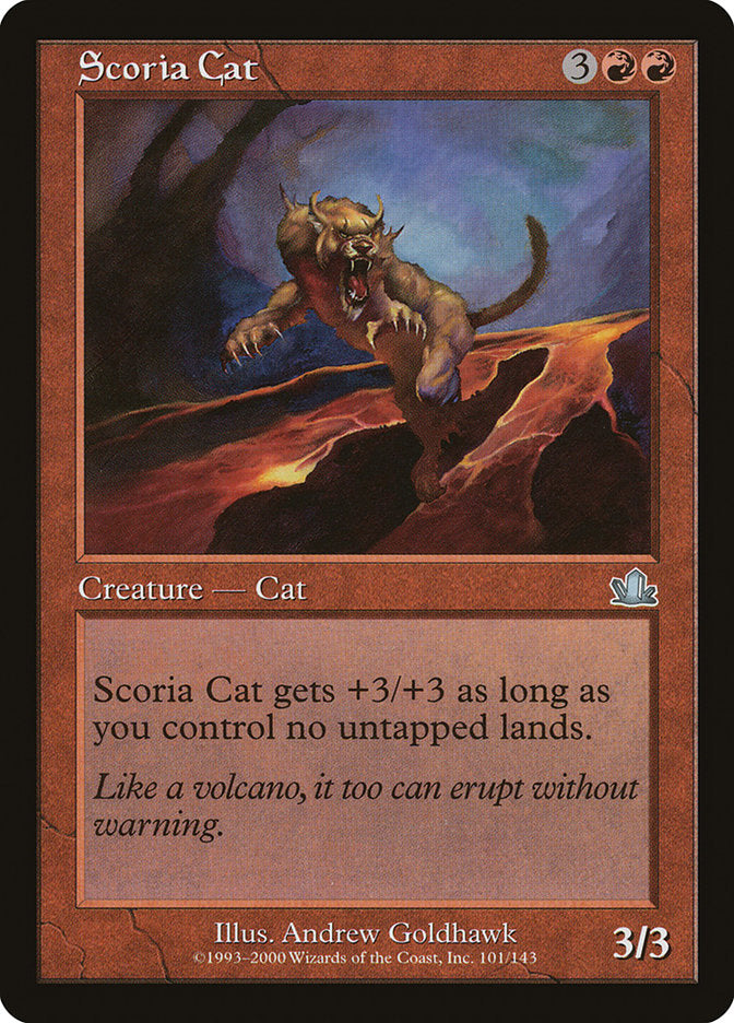 Scoria Cat 101 (Prophecy)  - Foil | Good Games Adelaide SA