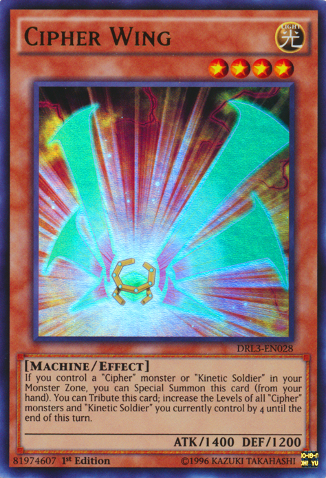 Cipher Wing [DRL3-EN028] Ultra Rare | Good Games Adelaide SA