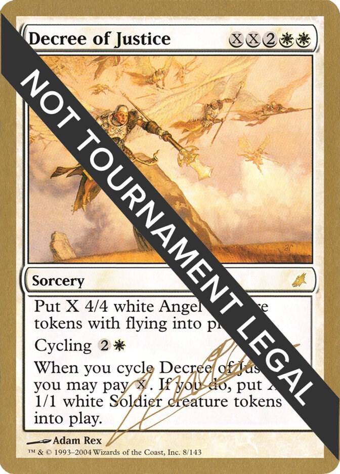 Decree of Justice 2004 Julien Nuijten SCG jn8/103 (World Championship Decks)  | Good Games Adelaide SA