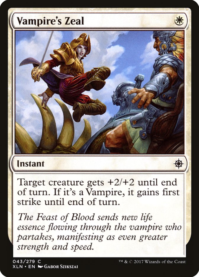 Vampire's Zeal 43 (Ixalan)  | Good Games Adelaide SA
