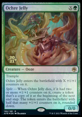 Ochre Jelly [Dungeons & Dragons: Adventures in the Forgotten Realms Prerelease Promos] | Good Games Adelaide SA