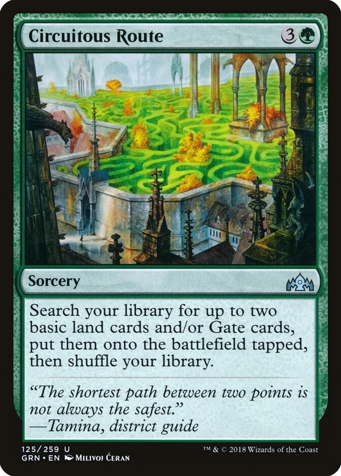 Circuitous Route 125 (Guilds of Ravnica)  | Good Games Adelaide SA