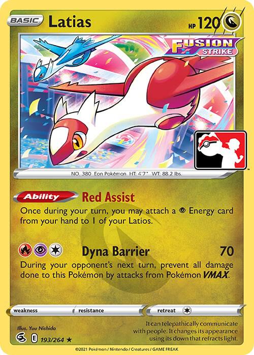 Latias Series 2 193/264 (Prize Pack Series Cards)  | Good Games Adelaide SA