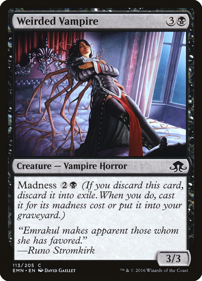 Weirded Vampire 113 (Eldritch Moon)  - Foil | Good Games Adelaide SA