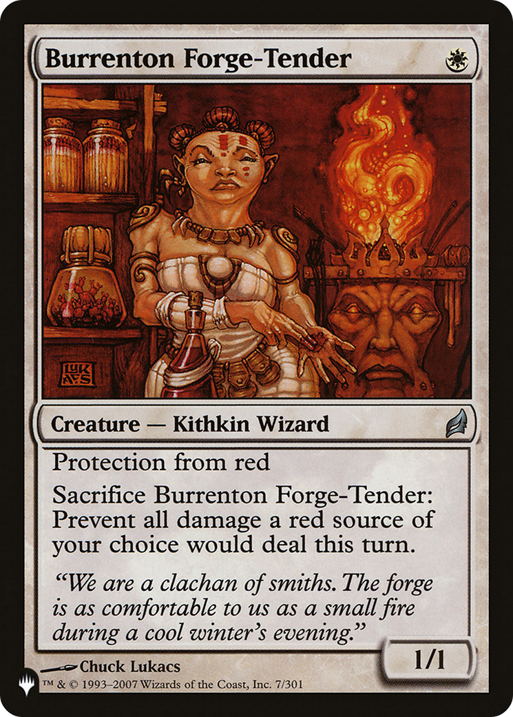 Burrenton Forge-Tender [The List Reprints] | Good Games Adelaide SA