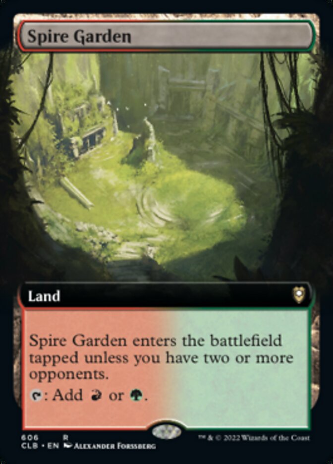 Spire Garden (Extended Art) [Commander Legends: Battle for Baldur's Gate] | Good Games Adelaide SA