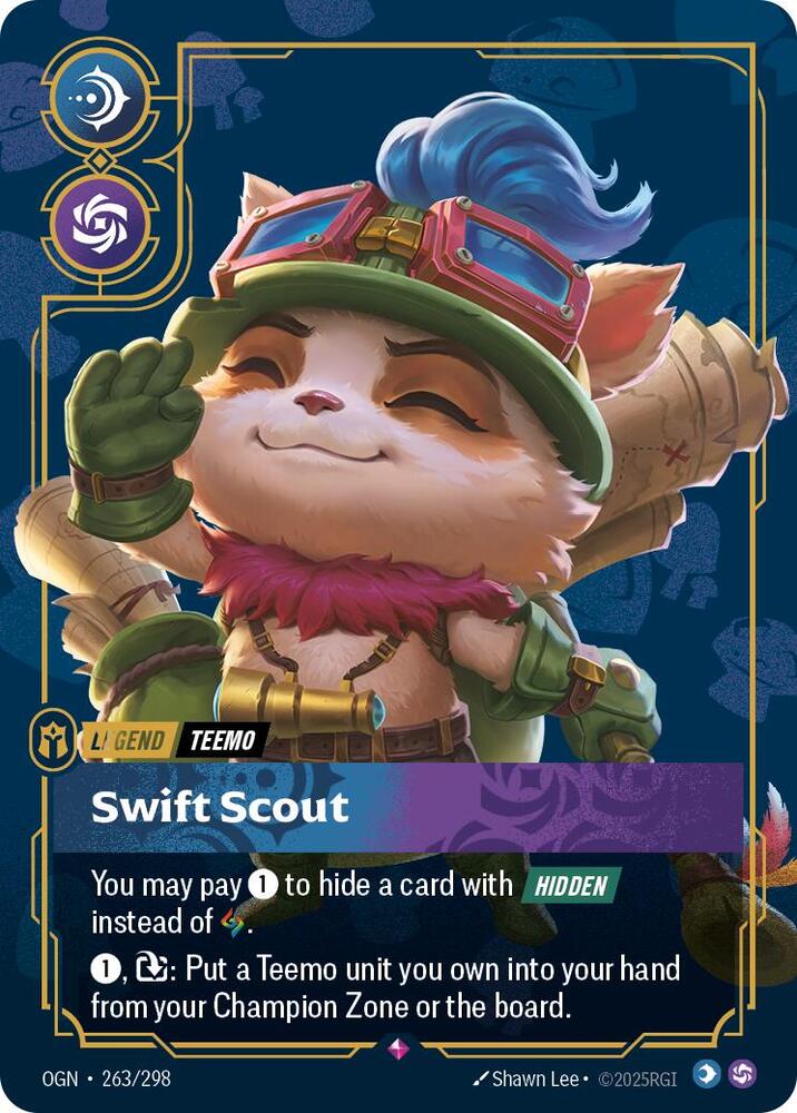 Teemo Swift Scout 263/298 (Origins)  - Foil | Good Games Adelaide SA