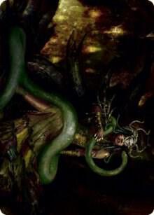 Saryth the Vipers Fang Art Card 53 (Art Series: Innistrad: Midnight Hunt)  | Good Games Adelaide SA