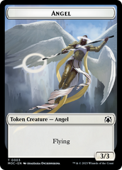 Angel (3) // Demon Double-Sided Token [March of the Machine Commander Tokens] | Good Games Adelaide SA